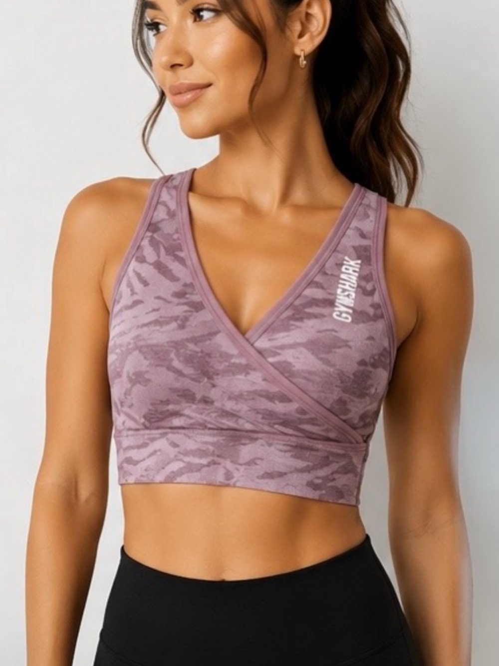 Gymshark Adapt Animal seamless sports bra Purple